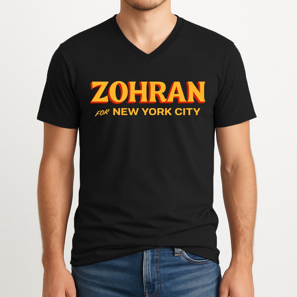 Zohran For New York City V-Neck T-Shirt