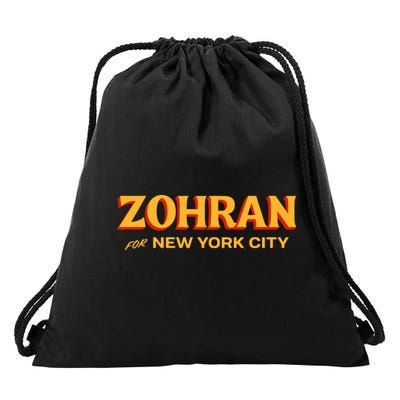 Zohran For New York City Drawstring Bag