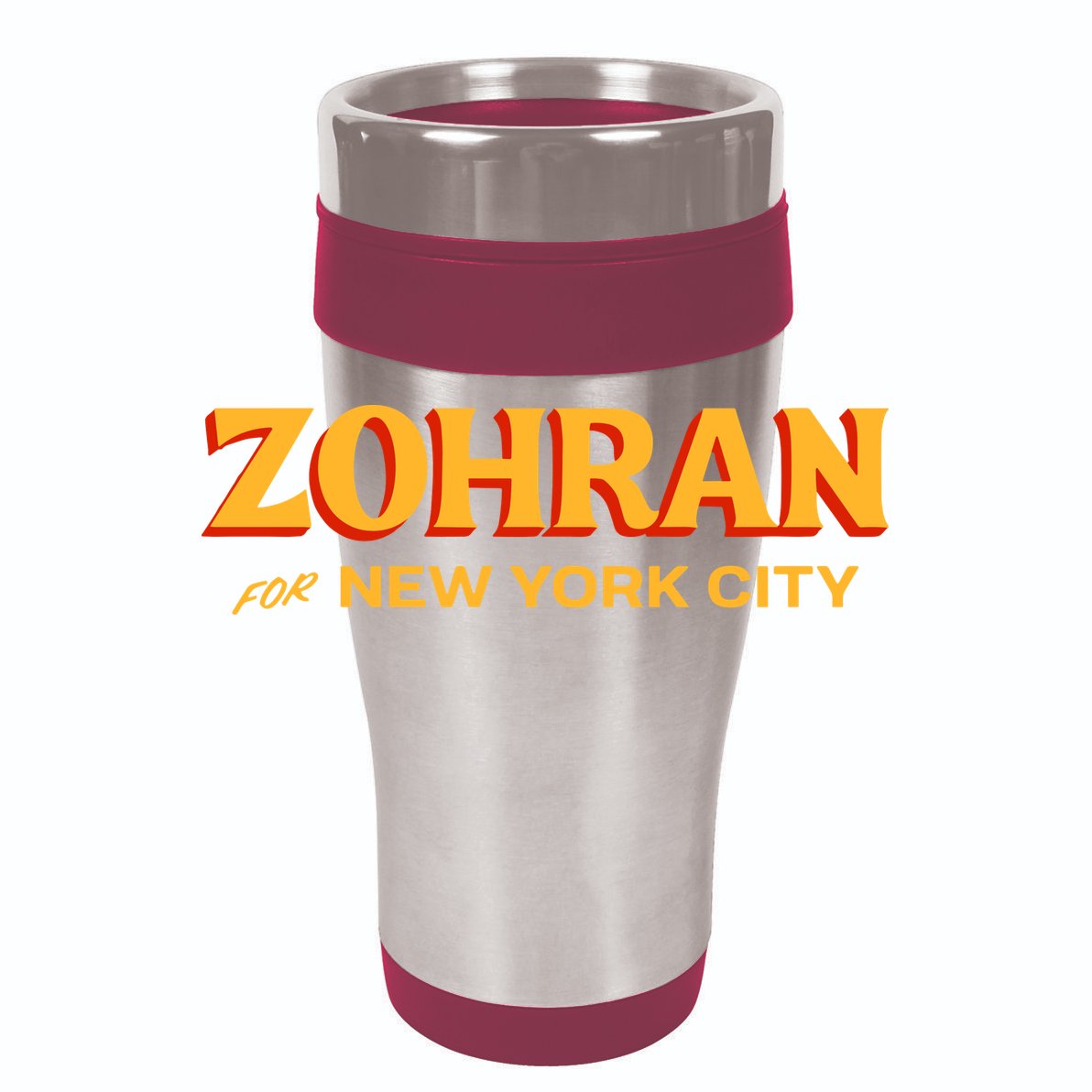 Zohran For New York City Flat Bill Trucker Hat