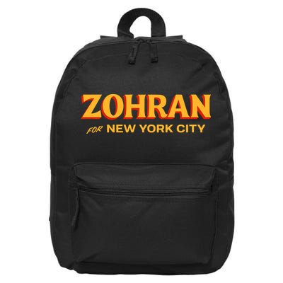 Zohran For New York City 16 in Basic Backpack