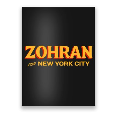Zohran For New York City Poster