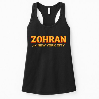 Zohran For New York City Womens Tank Top