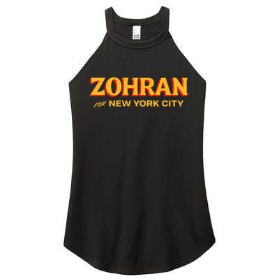 Zohran For New York City Women's Perfect Tri Rocker Tank