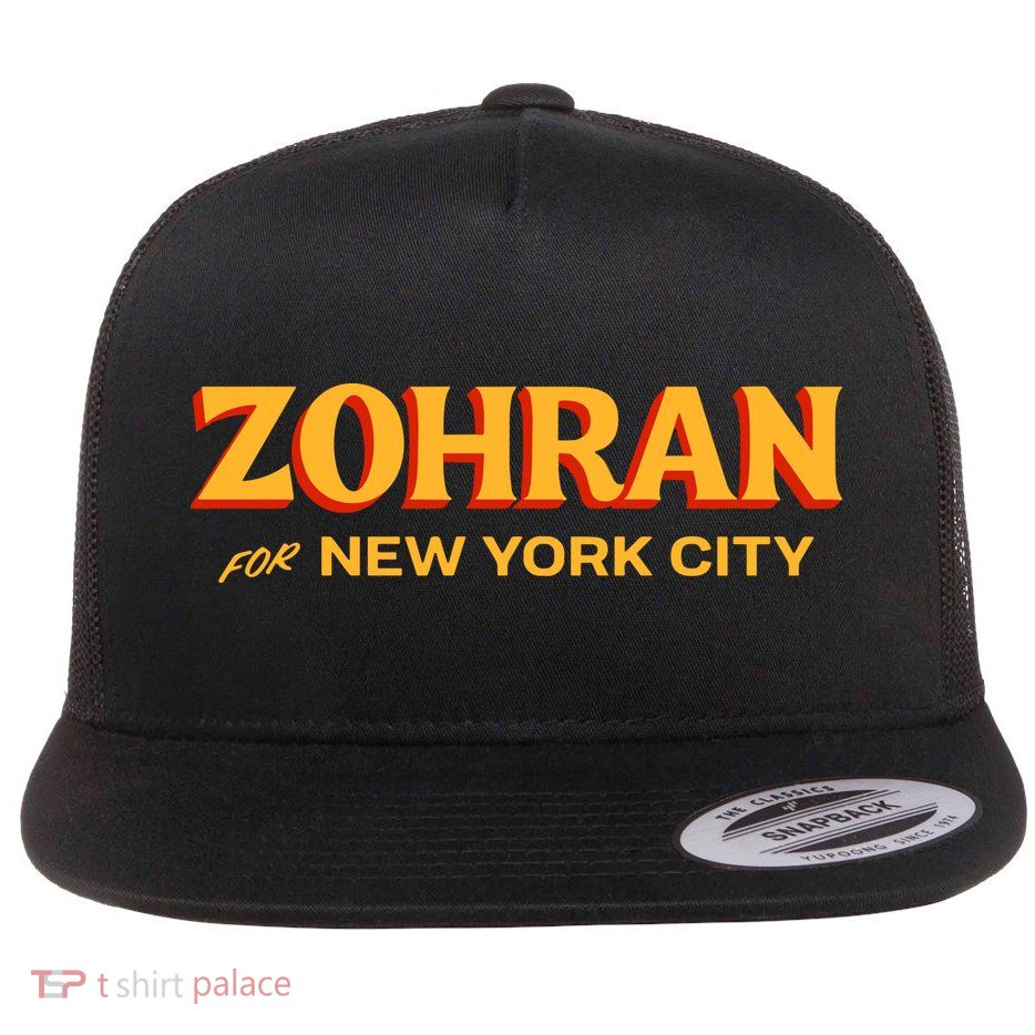 Zohran For New York City Flat Bill Trucker Hat