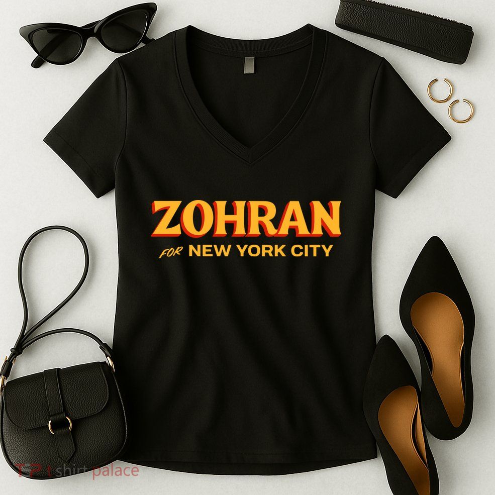 Zohran For New York City Women's V-Neck T-Shirt