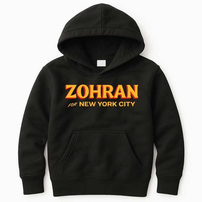 Zohran For New York City Kids Hoodie