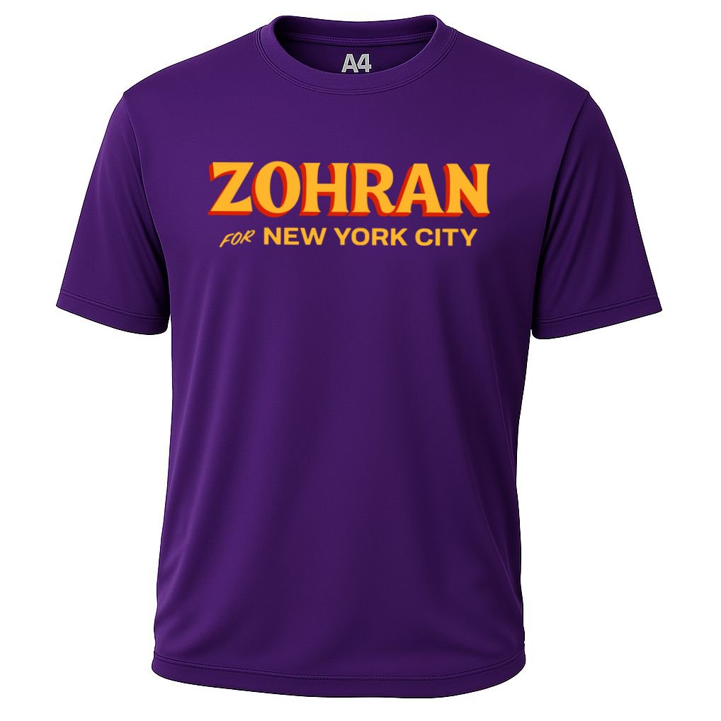 Zohran For New York City Performance Shirt | TeeShirtPalace
