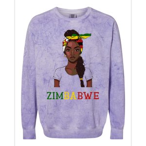 Zimbabwe Flag Products Souvenirs Uniform Zimbabwean Colorblast Crewneck Sweatshirt