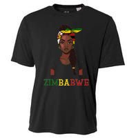 Zimbabwe Flag Products Souvenirs Uniform Zimbabwean Cooling Performance Crew T-Shirt