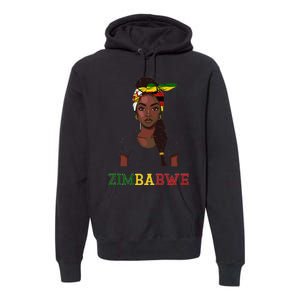 Zimbabwe Flag Products Souvenirs Uniform Zimbabwean Premium Hoodie