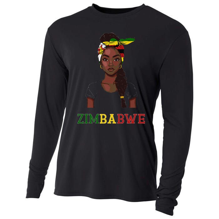 Zimbabwe Flag Products Souvenirs Uniform Zimbabwean Cooling Performance Long Sleeve Crew