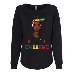 Zimbabwe Flag Products Souvenirs Uniform Zimbabwean Womens California Wash Sweatshirt