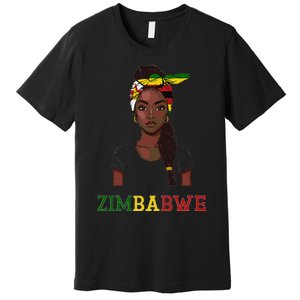 Zimbabwe Flag Products Souvenirs Uniform Zimbabwean Premium T-Shirt