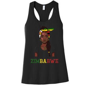 Zimbabwe Flag Products Souvenirs Uniform Zimbabwean Women's Racerback Tank