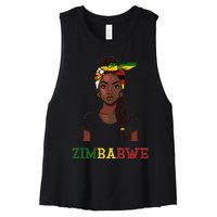 Zimbabwe Flag Products Souvenirs Uniform Zimbabwean Women's Racerback Cropped Tank