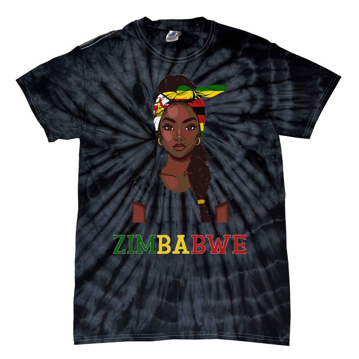 Zimbabwe Flag Products Souvenirs Uniform Zimbabwean Tie-Dye T-Shirt