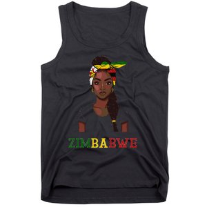 Zimbabwe Flag Products Souvenirs Uniform Zimbabwean Tank Top