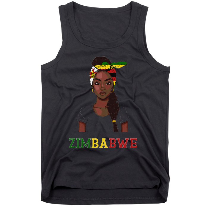 Zimbabwe Flag Products Souvenirs Uniform Zimbabwean Tank Top