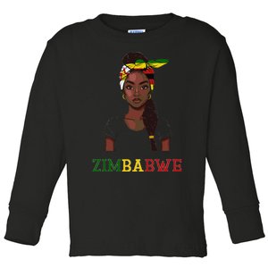 Zimbabwe Flag Products Souvenirs Uniform Zimbabwean Toddler Long Sleeve Shirt