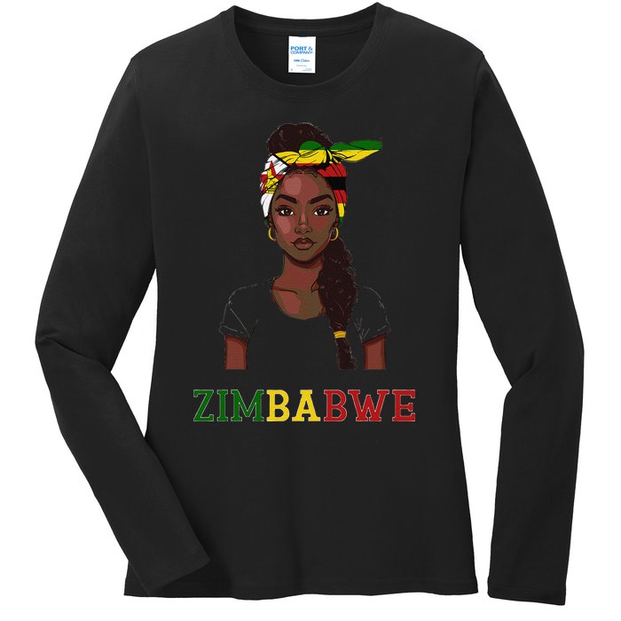 Zimbabwe Flag Products Souvenirs Uniform Zimbabwean Ladies Long Sleeve Shirt