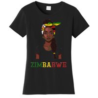 Zimbabwe Flag Products Souvenirs Uniform Zimbabwean Women's T-Shirt