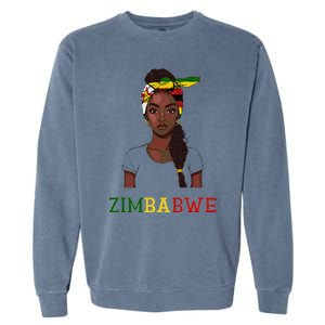 Zimbabwe Flag Products Souvenirs Uniform Zimbabwean Garment-Dyed Sweatshirt