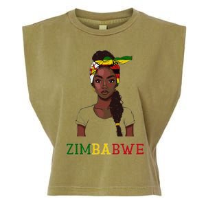 Zimbabwe Flag Products Souvenirs Uniform Zimbabwean Garment-Dyed Women's Muscle Tee