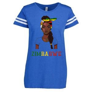 Zimbabwe Flag Products Souvenirs Uniform Zimbabwean Enza Ladies Jersey Football T-Shirt