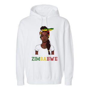 Zimbabwe Flag Products Souvenirs Uniform Zimbabwean Garment-Dyed Fleece Hoodie