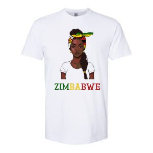 Zimbabwe Flag Products Souvenirs Uniform Zimbabwean Softstyle CVC T-Shirt