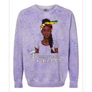 Zimbabwean Flag Princess Souvenirs Products Woman Zimbabwe Colorblast Crewneck Sweatshirt