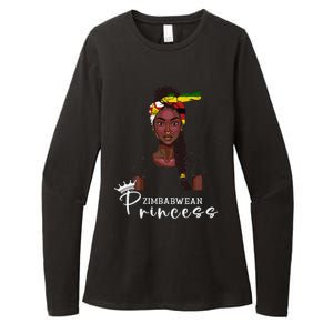 Zimbabwean Flag Princess Souvenirs Products Woman Zimbabwe Womens CVC Long Sleeve Shirt