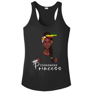 Zimbabwean Flag Princess Souvenirs Products Woman Zimbabwe Ladies PosiCharge Competitor Racerback Tank