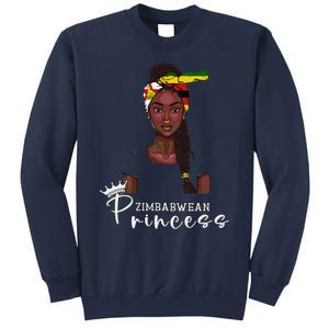 Zimbabwean Flag Princess Souvenirs Products Woman Zimbabwe Sweatshirt