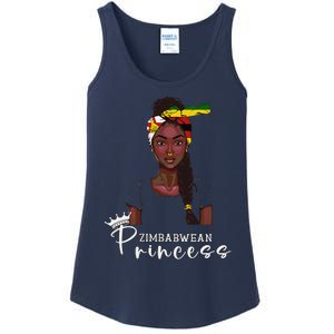 Zimbabwean Flag Princess Souvenirs Products Woman Zimbabwe Ladies Essential Tank