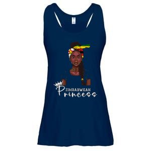 Zimbabwean Flag Princess Souvenirs Products Woman Zimbabwe Ladies Essential Flowy Tank