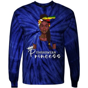 Zimbabwean Flag Princess Souvenirs Products Woman Zimbabwe Tie-Dye Long Sleeve Shirt