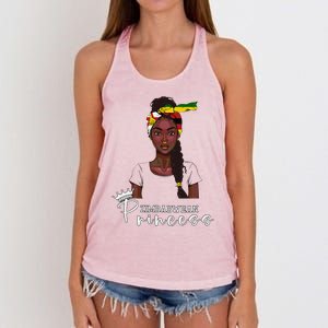 Zimbabwean Flag Princess Souvenirs Products Woman Zimbabwe Women's Knotted Racerback Tank