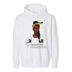 Zimbabwean Flag Princess Souvenirs Products Woman Zimbabwe Garment-Dyed Fleece Hoodie