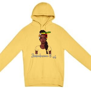 Zimbabwean Flag Souvenirs Products Woman Zimbabwe Premium Pullover Hoodie