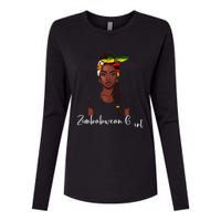 Zimbabwean Flag Souvenirs Products Woman Zimbabwe Womens Cotton Relaxed Long Sleeve T-Shirt