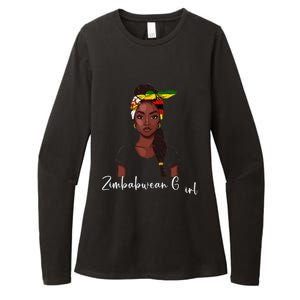 Zimbabwean Flag Souvenirs Products Woman Zimbabwe Womens CVC Long Sleeve Shirt