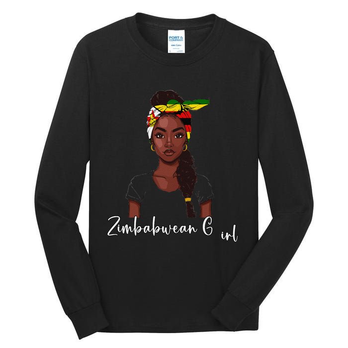 Zimbabwean Flag Souvenirs Products Woman Zimbabwe Tall Long Sleeve T-Shirt