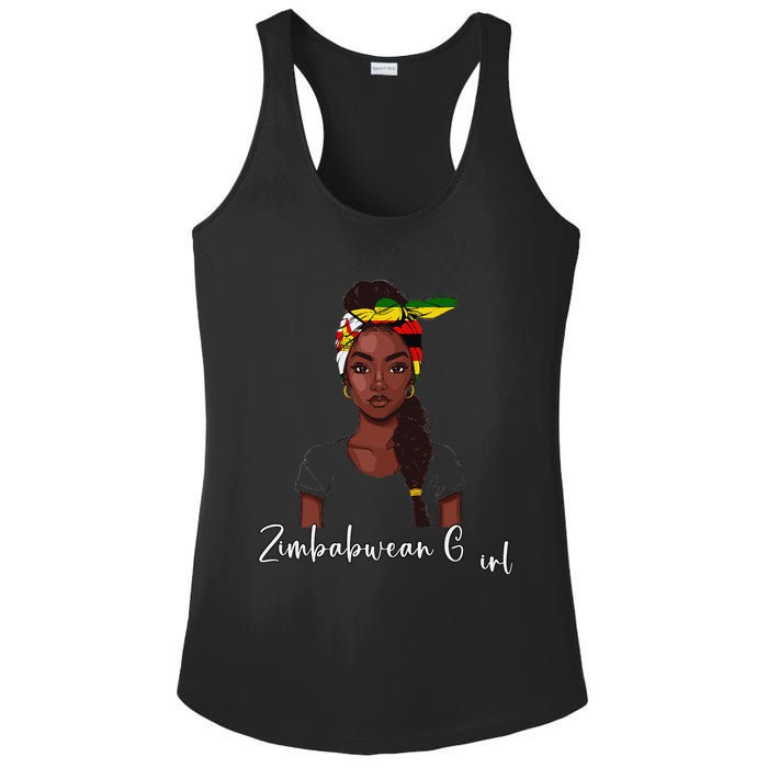 Zimbabwean Flag Souvenirs Products Woman Zimbabwe Ladies PosiCharge Competitor Racerback Tank