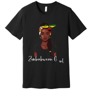 Zimbabwean Flag Souvenirs Products Woman Zimbabwe Premium T-Shirt