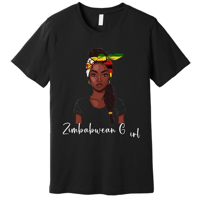 Zimbabwean Flag Souvenirs Products Woman Zimbabwe Premium T-Shirt