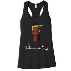 Zimbabwean Flag Souvenirs Products Woman Zimbabwe Women's Racerback Tank