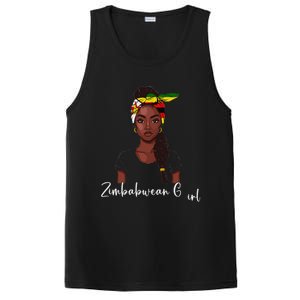 Zimbabwean Flag Souvenirs Products Woman Zimbabwe PosiCharge Competitor Tank