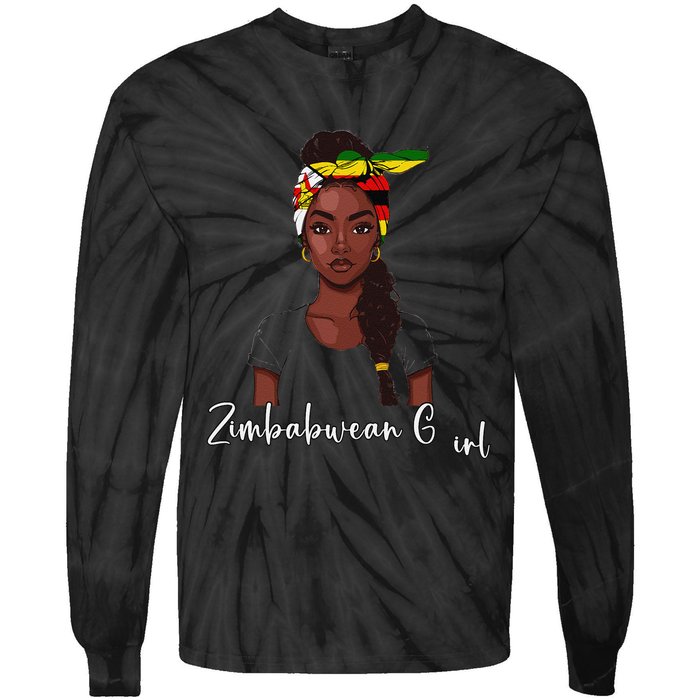 Zimbabwean Flag Souvenirs Products Woman Zimbabwe Tie-Dye Long Sleeve Shirt