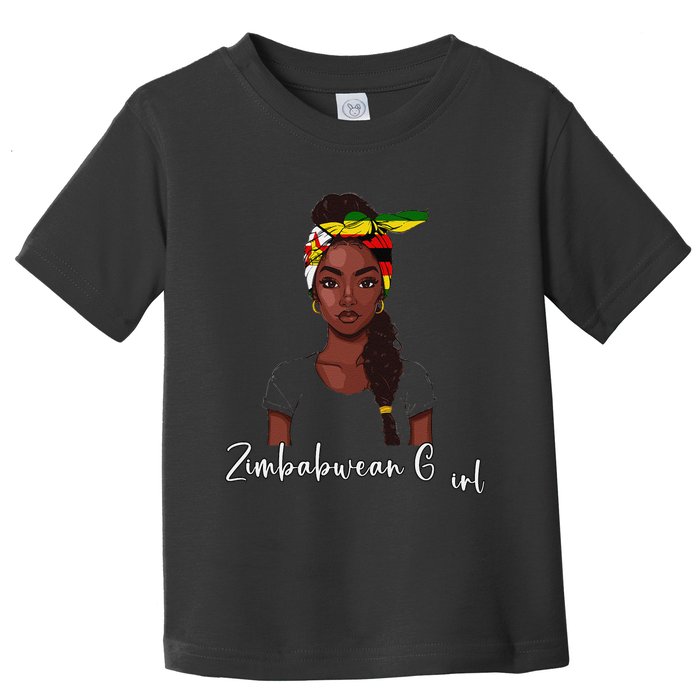 Zimbabwean Flag Souvenirs Products Woman Zimbabwe Toddler T-Shirt